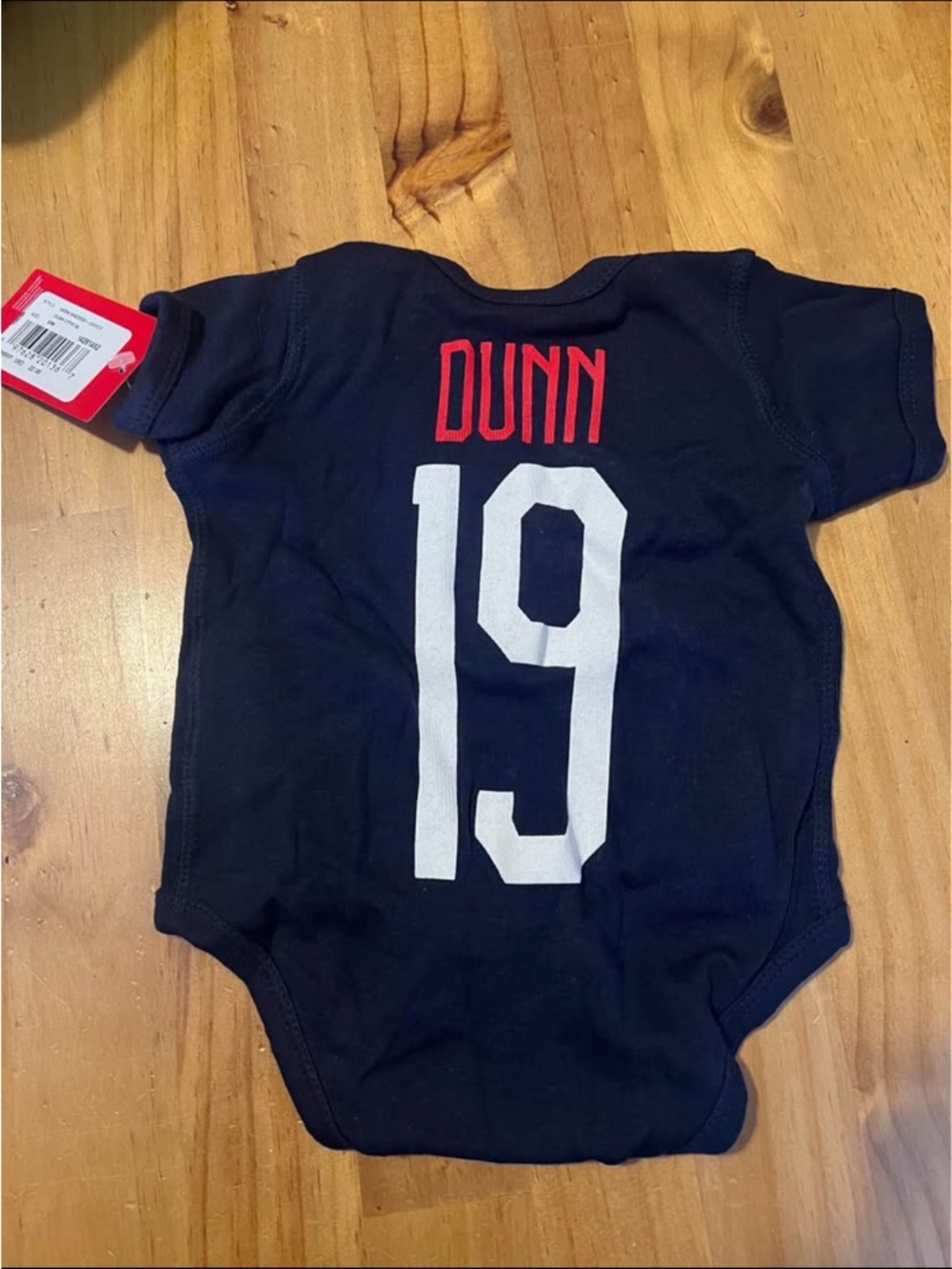 Crystal Dunn Size 0/3M onesie NWT